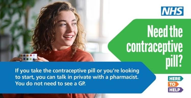 NHS flyer, woman looking out of the window