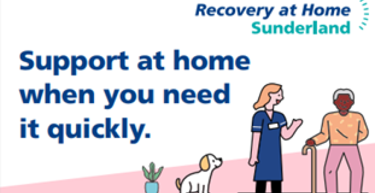 NHS Recovery at Home Sunderland front cover image