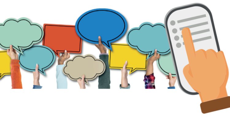 Graphic illustration of speech bubbles