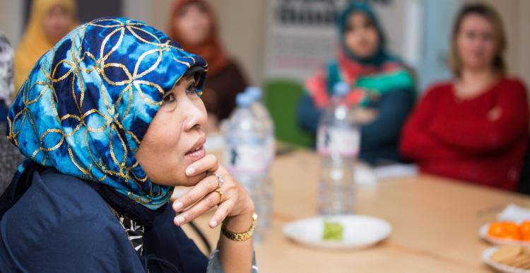 Women at a Healthwatch event