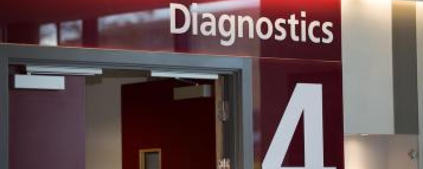 Inside a department in a hospital