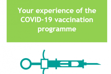 Healthwatch Sunderland report cover - Healthwatch graphic of needle