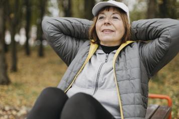 Woman exercising