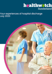 Front cover of the Hospital Discharge Report